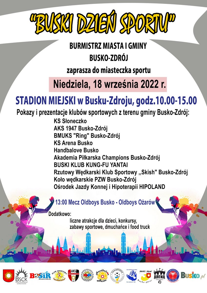 Buski Dzień Sportu już w tę niedzielę