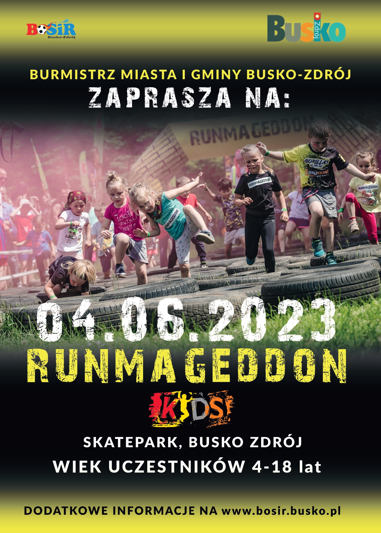 Zapraszamy do zapisów na RUNMAGEDDON KIDS!